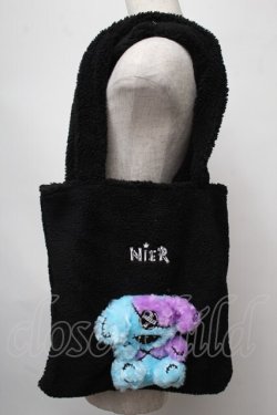 画像1: NieR Clothing / ONEくんトートバッグ  黒 S-25-07-28-016-PU-BG-HR-ZS