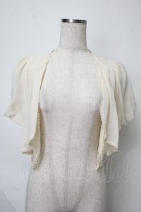 axes femme / タック使いレースボレロ  キナリ S-25-07-28-018-AX-TO-HR-ZS