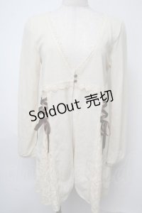 axes femme / レースアップ切替カーディガン  キナリ S-25-07-28-020-AX-TO-HR-ZS
