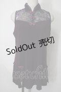 Qutie Frash / チャイナタンク  紫 S-25-07-28-026-QU-TO-HR-ZS
