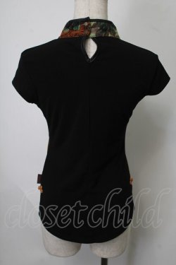 画像2: Ozz On / メッシュ切替チャイナカットソー   S-25-07-28-030-OO-TO-HR-ZS