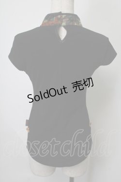画像2: Ozz On / メッシュ切替チャイナカットソー   S-25-07-28-030-OO-TO-HR-ZS