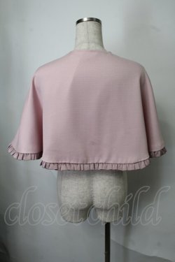 画像2: Ank Rouge / パールフリルケープ  ピンク S-25-07-28-037-CA-JA-AS-ZS