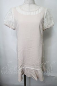 LODISPOTTO / チュール袖ワンピース  オフ S-25-07-28-038-LO-OP-AS-ZT483