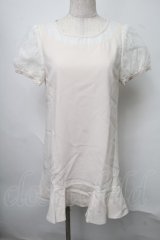 LODISPOTTO / チュール袖ワンピース  オフ S-25-07-28-040-LO-OP-AS-ZS