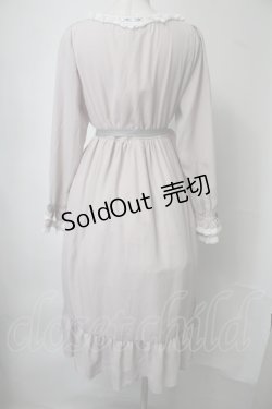 画像2: Tulle / 襟元はしごレースワンピース  ピンクベージュ S-25-07-28-041-PU-OP-HR-ZS