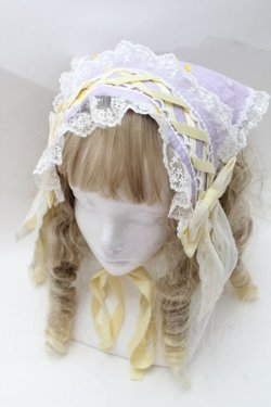 画像1: metamorphose / Dreamy Little Farmバブーシュカ  ラベンダー S-25-07-30-004-ME-AC-HR-ZS