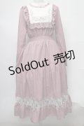 axes femme POETIQUE / ブロッキングブーケ刺繍ワンピース  ピンク S-25-07-30-039-AX-OP-HR-ZI