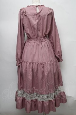 画像2: axes femme POETIQUE / ブロッキングブーケ刺繍ワンピース  ピンク S-25-07-30-039-AX-OP-HR-ZS