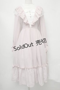 画像1: axes femme kawaii / ヴィンテージシフォンワンピース  ピンク S-25-07-30-041-AX-OP-HR-ZI