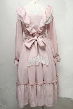 画像2: axes femme kawaii / ヴィンテージシフォンワンピース  ピンク S-25-07-30-041-AX-OP-HR-ZS