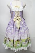 metamorphose / Dreamy Little Farm フリルジャンパースカート 1 ラベンダー S-25-07-30-042-ME-OP-HR-ZS