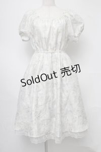 axes femme POETIQUE / ピクトリアルプリントワンピース  キナリ S-25-07-30-044-AX-OP-HR-ZI