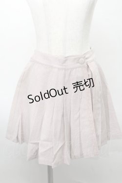 画像1: LIZ LISA / チェックプリーツスカパン  ピンク S-25-07-30-056-LO-SK-HR-ZS