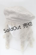 axes femme / 刺 ベレー  ベージュ S-25-07-30-005-AX-AC-HR-ZS