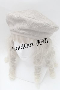 axes femme / 刺 ベレー  ベージュ S-25-07-30-005-AX-AC-HR-ZS