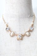 axes femme / ビジューネックレス  ゴールド S-25-07-30-006-AX-AC-HR-ZS