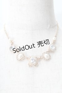 axes femme / ビジューネックレス  ゴールド S-25-07-30-006-AX-AC-HR-ZS