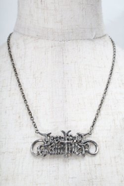 画像1: Jean Paul GAULTIER / ロゴネックレス  シルバー S-25-07-30-007-GO-AC-AS-ZS