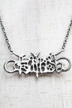 画像4: Jean Paul GAULTIER / ロゴネックレス  シルバー S-25-07-30-007-GO-AC-AS-ZS