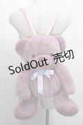 Ank Rouge / Bearぬいぐるみリュック  ラベンダー S-25-07-30-009-CA-BG-AS-ZS
