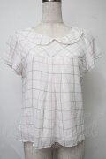 LODISPOTTO / シフォントップス  白 S-25-07-30-012-LO-TO-AS-ZS