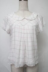 LODISPOTTO / シフォントップス  白 S-25-07-30-012-LO-TO-AS-ZS