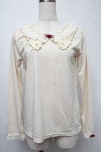 axes femme / 襟付インナープルオーバー  オフ S-25-07-30-017-AX-TO-AS-ZS