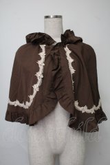 axes femme kawaii / 童話の小公女ケープ  ブラウン S-25-07-30-022-AX-JA-HR-ZS