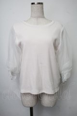 LOLITAその他(お買取対象外) / 袖チュール切替ニットトップス  ピンク S-25-07-30-028-LO-OP-HR-ZS