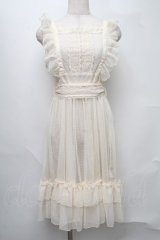 axes femme kawaii / ドットチュールエプロン  キナリ S-25-07-30-032-AX-OP-HR-ZS