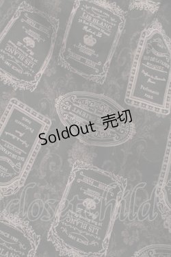 画像4: axes femme / アンティークラベルptワンピース  黒 S-25-07-31-047-AX-OP-AS-ZS