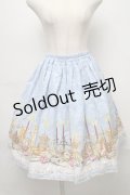 metamorphose / シャーリングスカート（dim light）  サックス S-25-07-31-054-ME-SK-AS-ZS