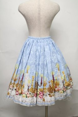 画像2: metamorphose / シャーリングスカート（dim light）  サックス S-25-07-31-054-ME-SK-AS-ZS