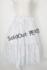 axes femme kawaii / ファンシーマリンスカート  サックス S-25-07-31-055-AX-SK-HR-ZS