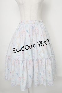 axes femme kawaii / ファンシーマリンスカート  サックス S-25-07-31-055-AX-SK-HR-ZS