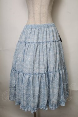 画像1: m petit by misako / AM*ジュイパニエスカート LL サックス S-25-07-31-056-LO-SK-HR-ZS