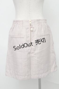 画像2: LIZ LISA / チェック台形スカート  ピンク S-25-07-31-058-LO-SK-AS-ZS