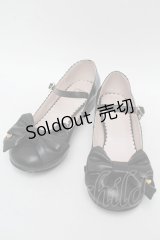 BABY,THE STARS SHINE BRIGHT / リルリボンワンストラップシューズ M 黒 S-25-07-31-008-BA-SH-AS-ZS