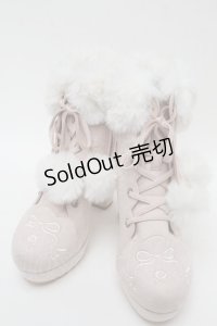 LIZ LISA / 刺繍ショートブーツ L ピンク S-25-07-31-009-LO-SH-AS-ZS
