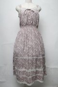 axes femme / 小花柄キャミワンピース  ラベンダー S-25-07-31-034-AX-OP-AS-ZS