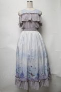 axes femme POETIQUE / リトル・マーメイド ワンピース  サックス S-25-07-31-036-AX-OP-AS-ZS