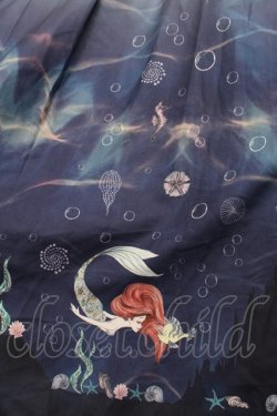 画像3: axes femme POETIQUE / リトル・マーメイド ワンピース  紺 S-25-07-31-039-AX-OP-AS-ZS