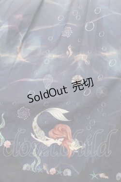 画像3: axes femme POETIQUE / リトル・マーメイド ワンピース  紺 S-25-07-31-039-AX-OP-AS-ZS