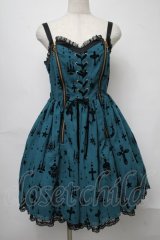 Angelic Pretty / Holy Lanternジャンパースカート  グリーン S-25-07-31-043-AP-OP-AS-ZS