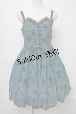 画像1: Angelic Pretty / Holy Lanternジャンパースカート  グリーン S-25-07-31-043-AP-OP-AS-ZS