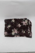 axes femme / 花柄ブランケット  ブラウン S-25-08-01-001-AX-ZA-HR-ZS