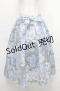 axes femme / パンテュールスカート  ブルー S-25-08-01-056-AX-SK-HR-ZS