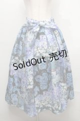 axes femme / パンテュールスカート  ブルー S-25-08-01-056-AX-SK-HR-ZS