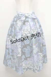 axes femme / パンテュールスカート  ブルー S-25-08-01-056-AX-SK-HR-ZS